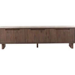 Tv-meubel Tondato 210 cm bruin acaciahout
