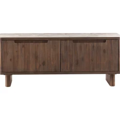 Tv-meubel Tondato 144 cm bruin acaciahout
