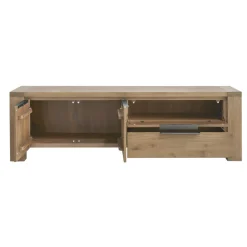 Tv-meubel Valvola (190 cm) acaciahout smoked brown