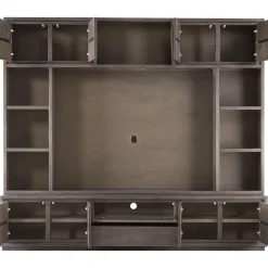 Tv-wandmeubel Lavio Grafiet eikenhout 242 cm