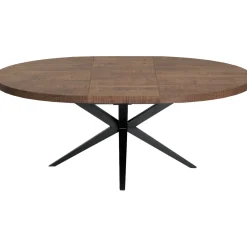 Uitschuifbare eettafel Mascaro 130/170x130 cm rond