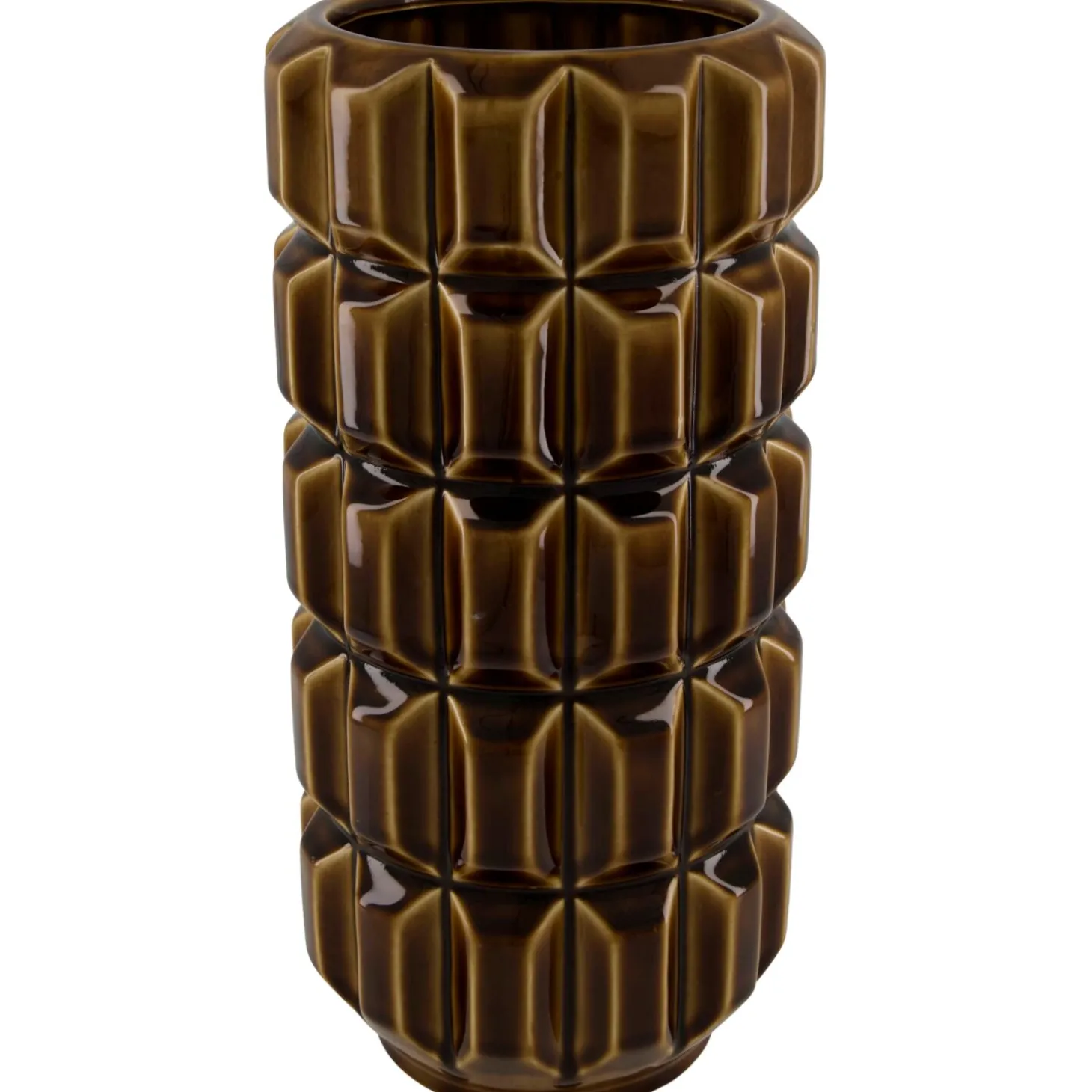 Vaas Diveria Keramiek bruin small
