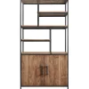 Vakkenkast ROMARO (98 CM) teak mix rough