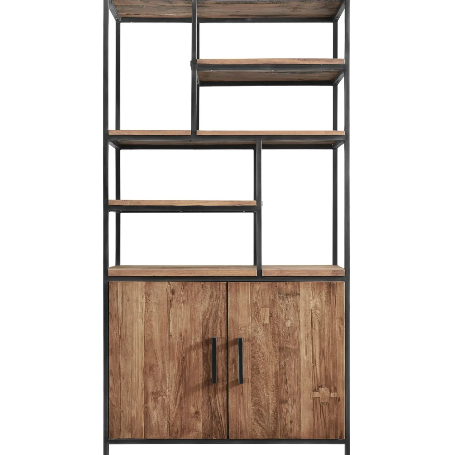 Vakkenkast ROMARO (98 CM) teak mix rough