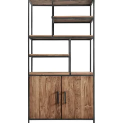 Vakkenkast ROMARO (98 CM) teak mix rough