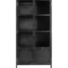 Vitrinekast CARPINO (90 CM) metaal glas