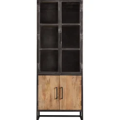 Vitrinekast Mesola (76 Cm) mango natural