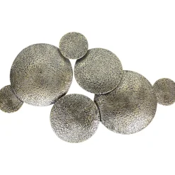 Wanddecoratie Positano Metaal antiek goud