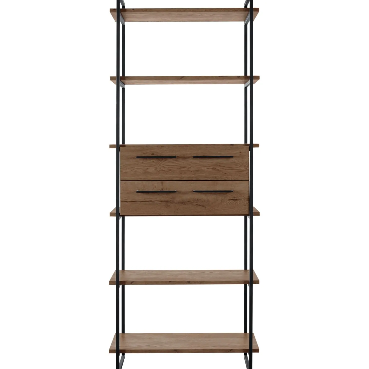 Wandkast Sistema 226x88x45 cm donkerbruin