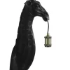 Wandlamp giraffe Mat zwart