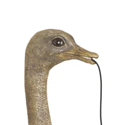 Wandlamp Mozzi Struisvogel antiek brons
