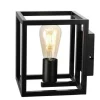 Wandlamp Tiamo Zwart staal 18x18 cm