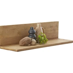 Wandplank Aska 80cm teak naturel brushed