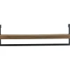 Wandplank Pardal Hout metaal 24x80 cm bruin