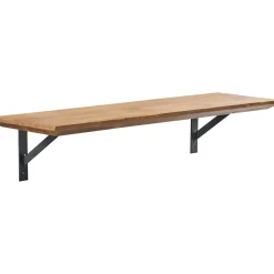 Wandplank Romaro 24x90 cm teak mix rough