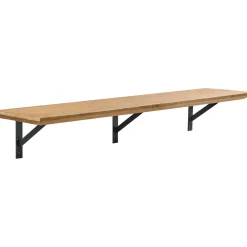 Wandplank Romaro 24x120 cm teak mix rough
