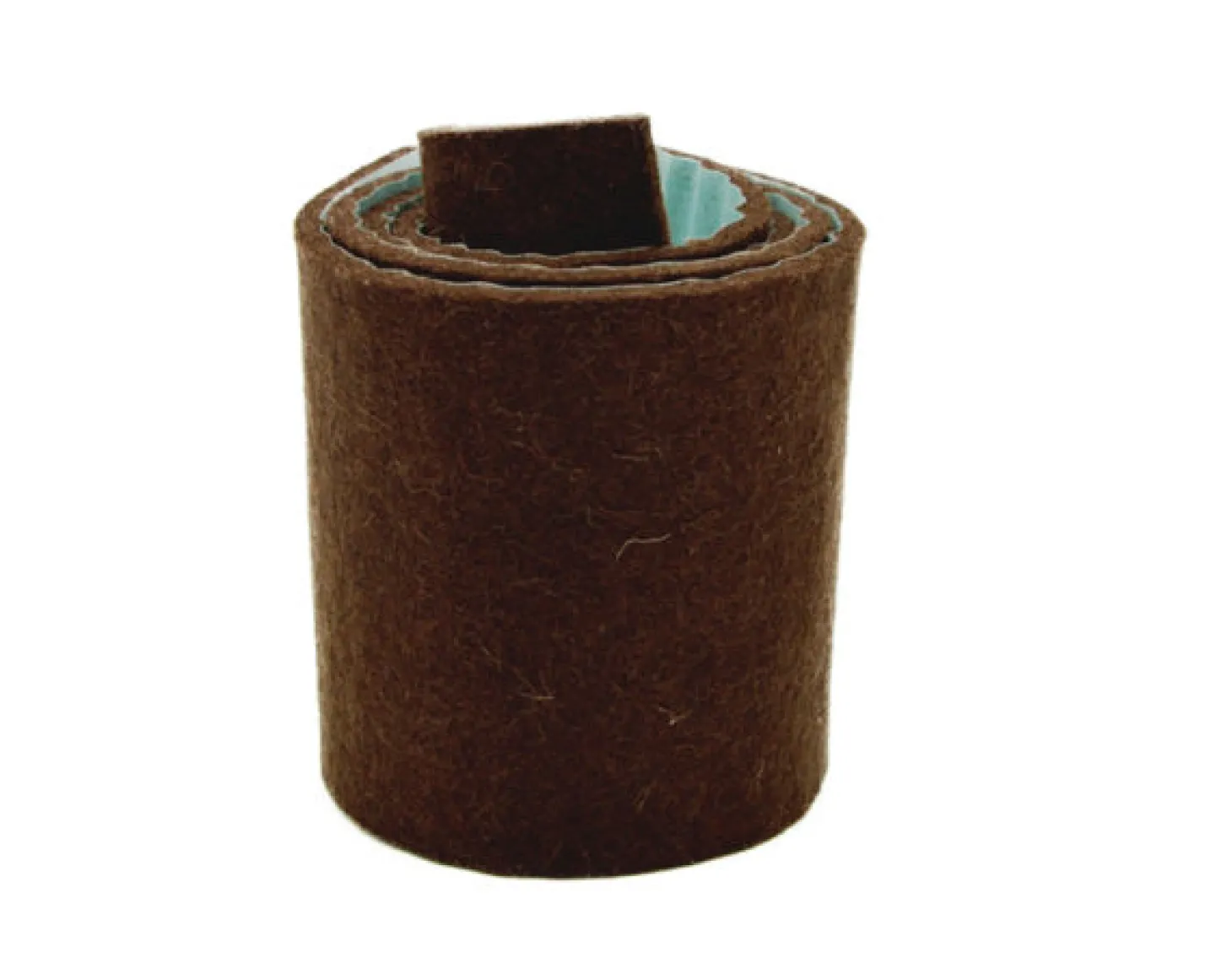 Zelfklevend viltstrip 5x100 cm bruin 2 stuks