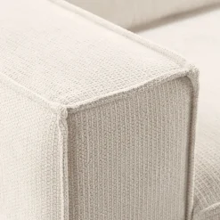 2,5 zitsbank Barrio Ecru 2x80 basic comfort