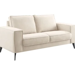 2,5 zitsbank Barrio Ecru 2x80 basic comfort