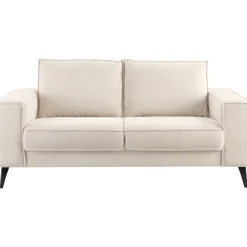2,5 zitsbank Barrio Ecru 2x80 basic comfort