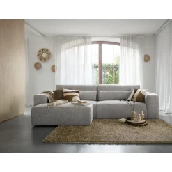 4 zitsbank Lombardy Polyetherschuim grijs