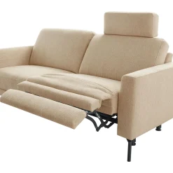 2,5 zitsbank Moscato Koudschuim beige relaxfunctie rechts