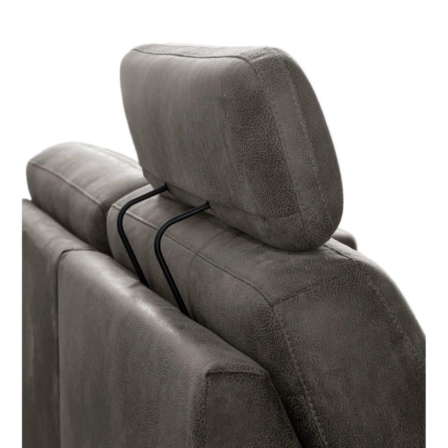 3 zitsbank Muscolo Donkergrijs relaxfunctie supreme comfort