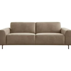 3 zitsbank Pantini Microleder bruin excellent comfort