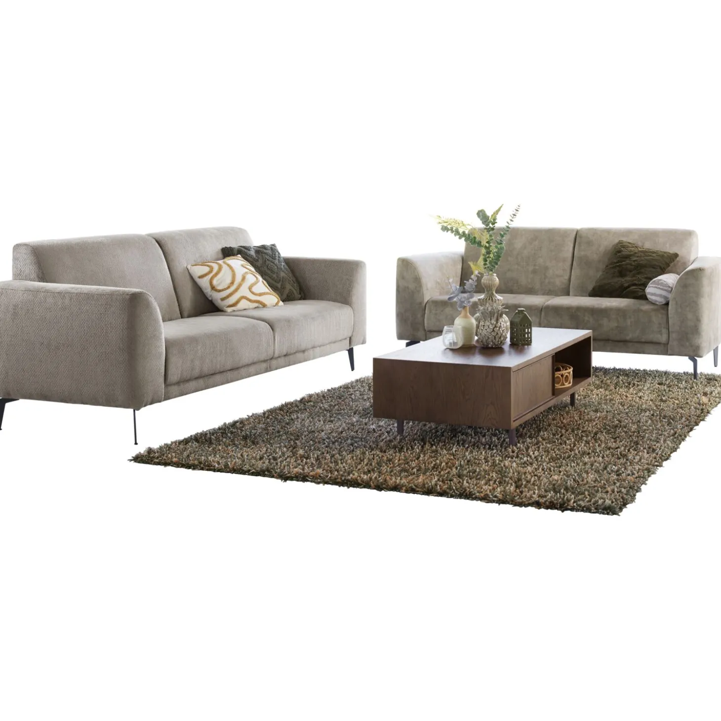 2,5 zitsbank Provesano HR zitting beige