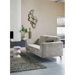 2,5 zitsbank Provesano Polyether zitting beige